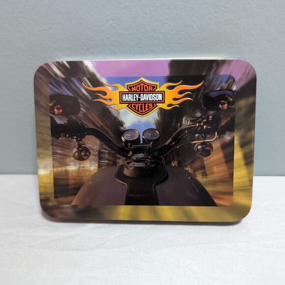 Lot of 3 Collectable Vintage Harley Davidson Playing Cards and Tins New Sealed - Picture 2 of 16
